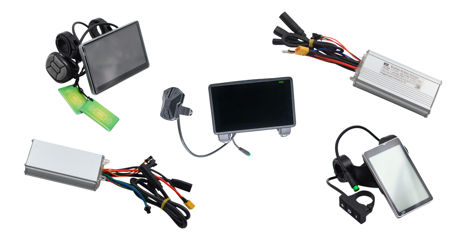 Opvoerbare displays en controllers voor fatbikes