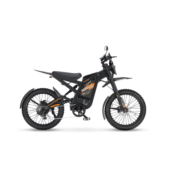 Ouxi GT2000 Fatbike Oranje – Opvoerbaar Electric Dirt Bike (6 km/u Gashendel Optie)