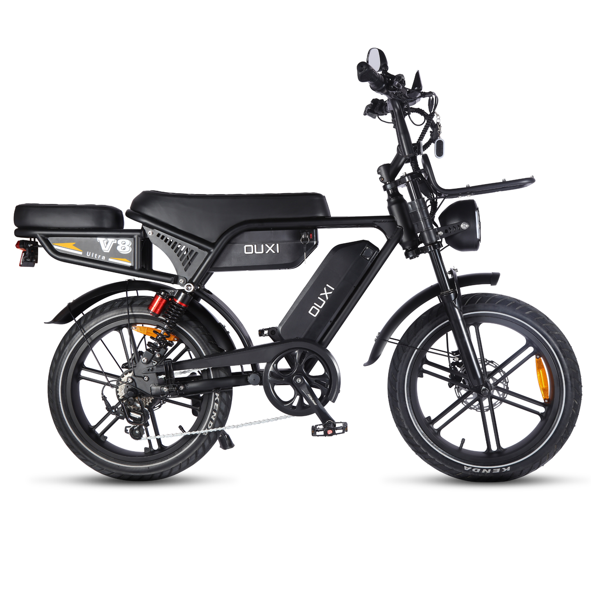 Ouxi V8 Ultra Max zwart met dubbele accu
